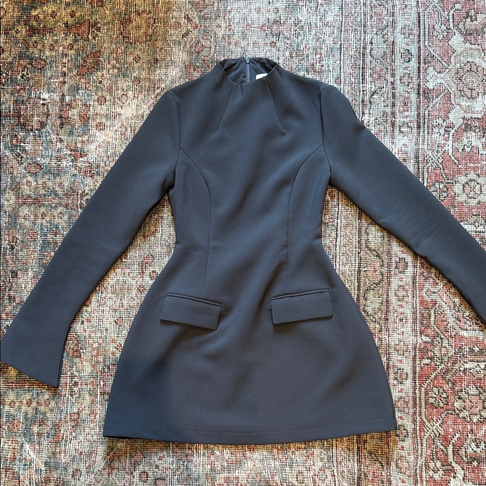 Odd Muse Split Sleeve Mini Dress in Gray